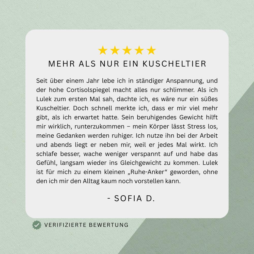 Gewichts™ - Gewichtetes Kuscheltier