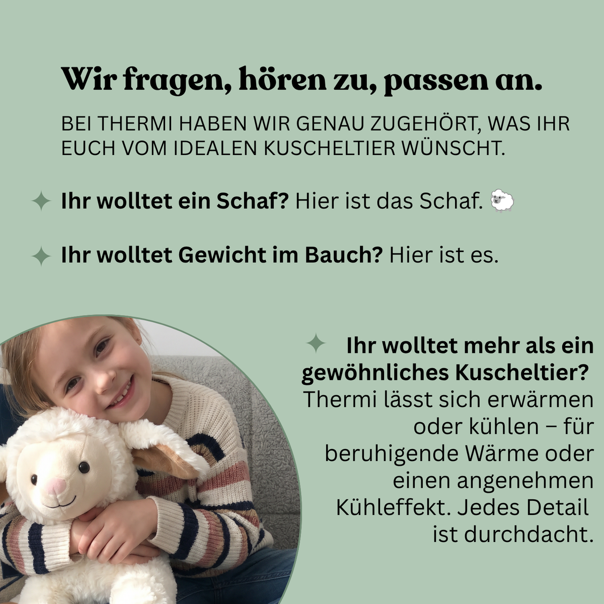 Thermi - Gewichtetes Wärmekuscheltier